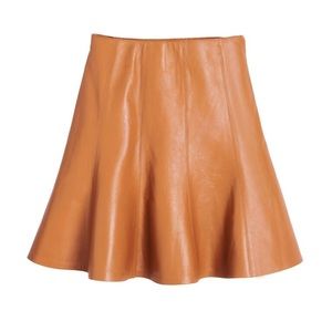 WHBM Leather skirt